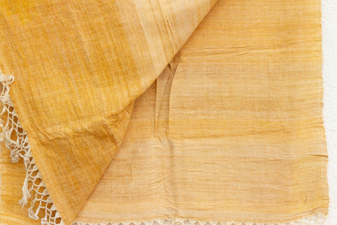 Organic Peace Silk Throw, Golden Blossom