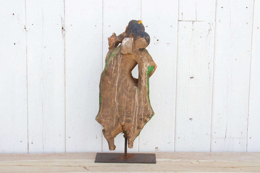 Antique Indian Stone Celestial Dancer