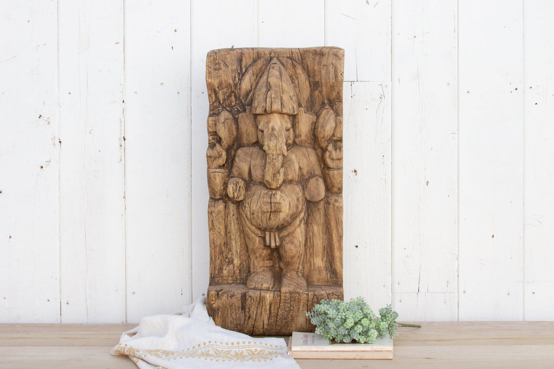 Antique Nepalese Carved Ganesha