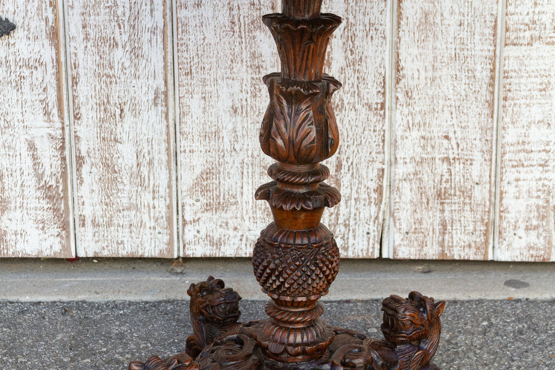 Extraordinary Anglo Indian Rosewood Center Table
