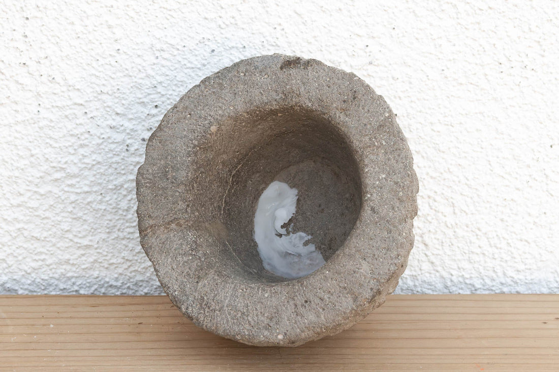 Primitive Stone Mortar Bowl (Trade)