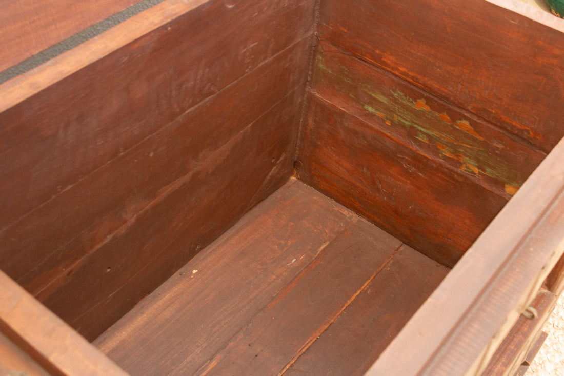 Vintage Teak & Brass Captian&