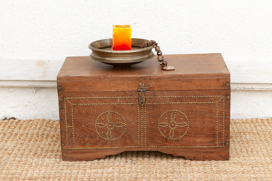 Mid 20th Century British Colonial Teak Chest