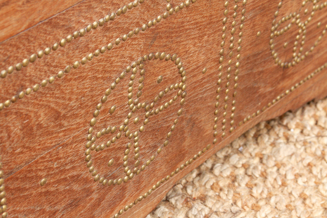 Mid 20th Century British Colonial Teak Chest (Trade)