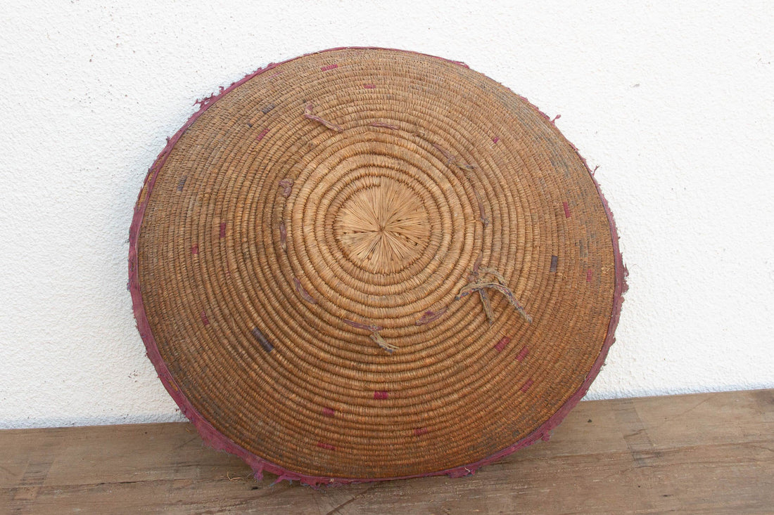 24"Dm Antique Harvest Coiled Basket
