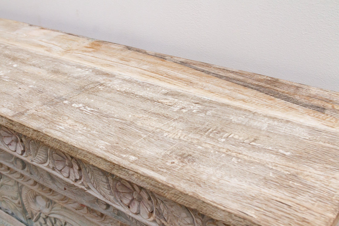 Beautifully Carved Rajput Art Teak Console