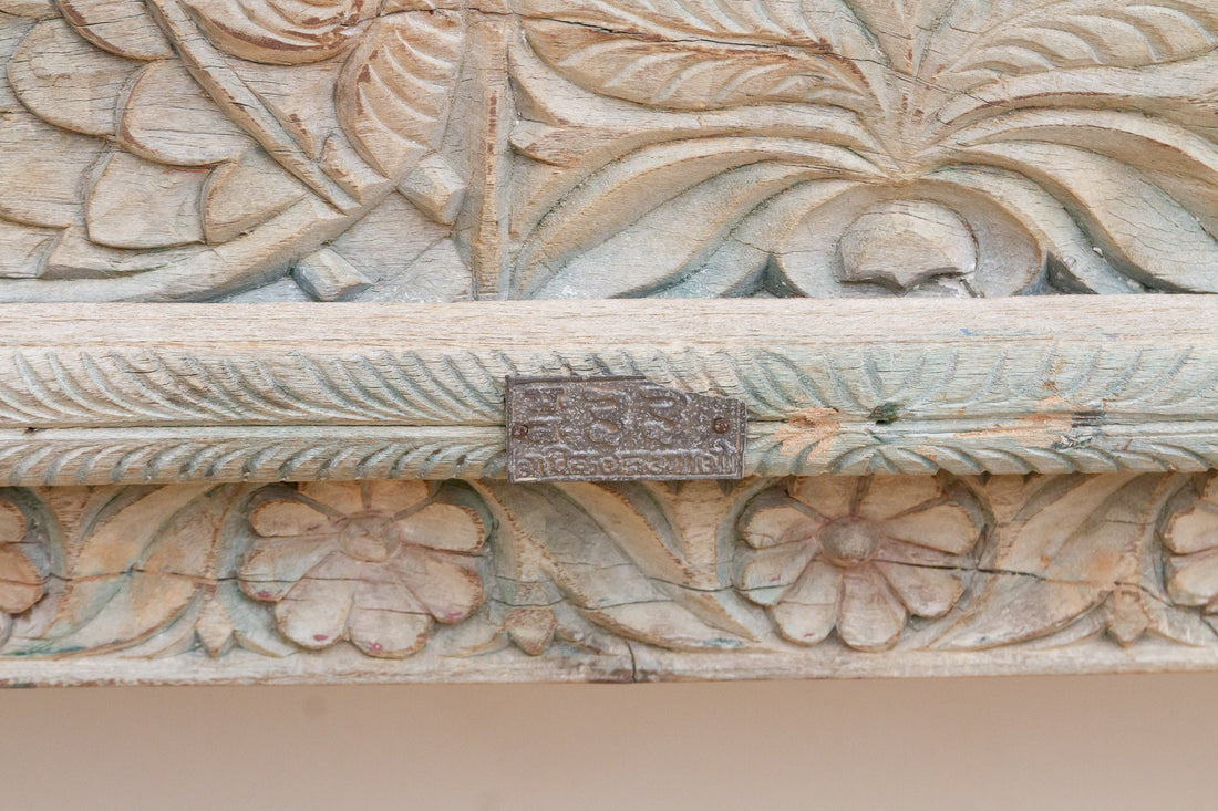 Beautifully Carved Rajput Art Teak Console