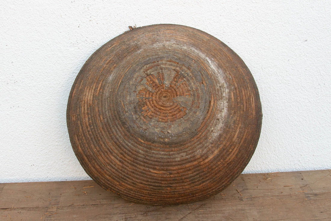 Antique Weathered Patina Harvesting Bowl