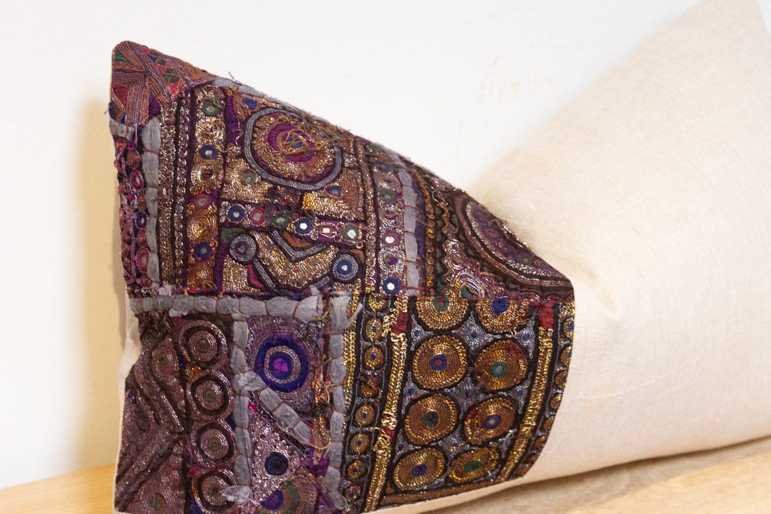Antha Antique Tapestry Linen Pillow