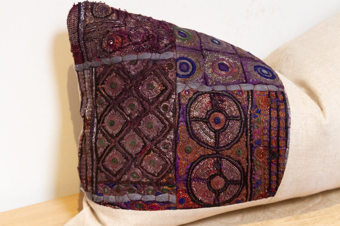 Atasi Antique Tapestry Linen Pillow