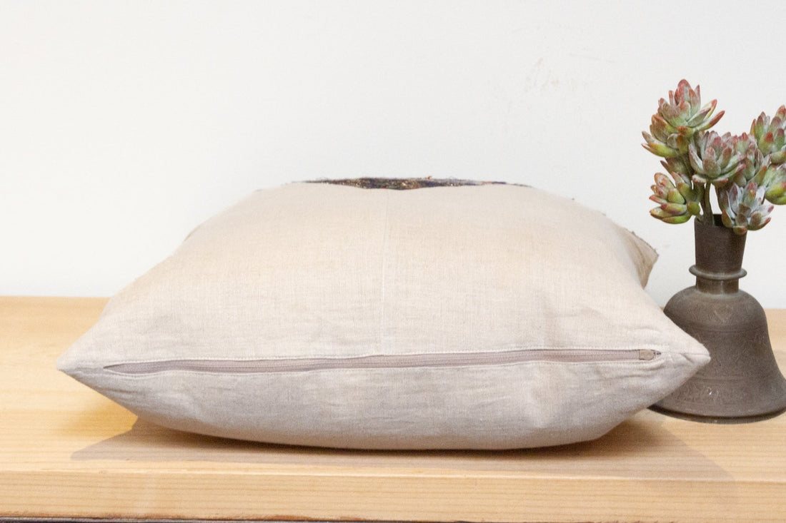 Ayana Antique Tapestry Linen Pillow
