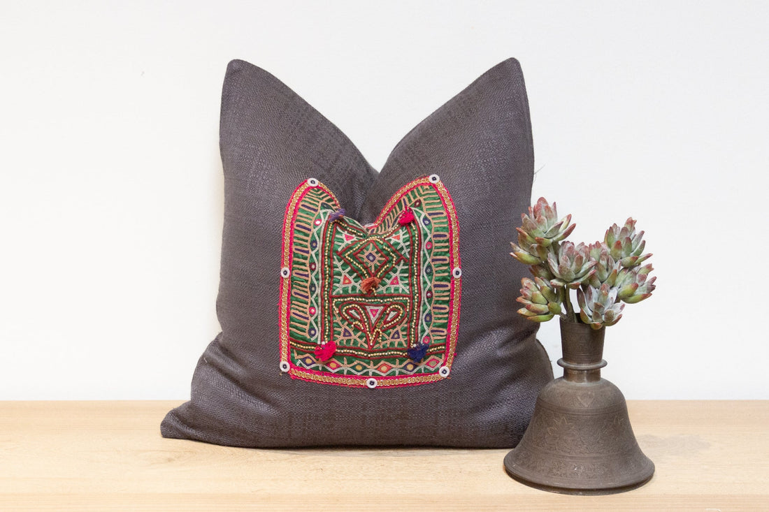 Soji Antique Tapestry Linen Pillow