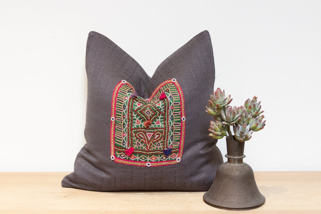 Soji Antique Tapestry Linen Pillow