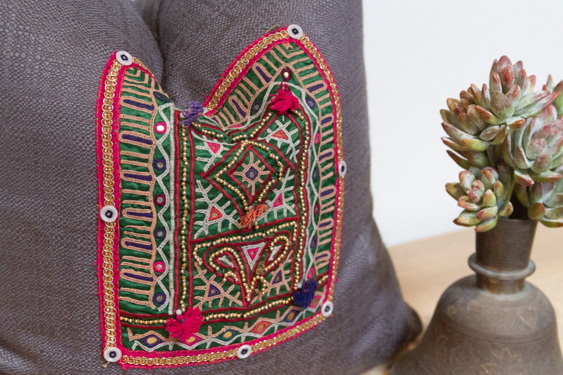 Soji Antique Tapestry Linen Pillow