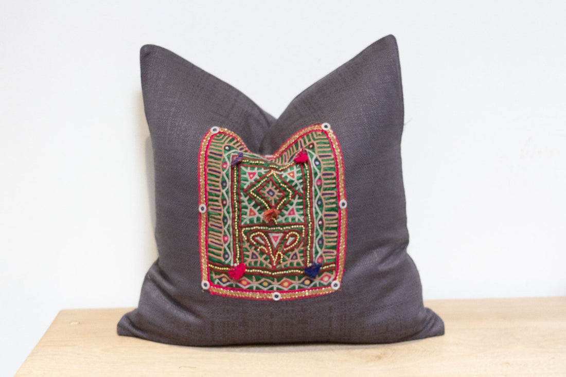 Soji Antique Tapestry Linen Pillow