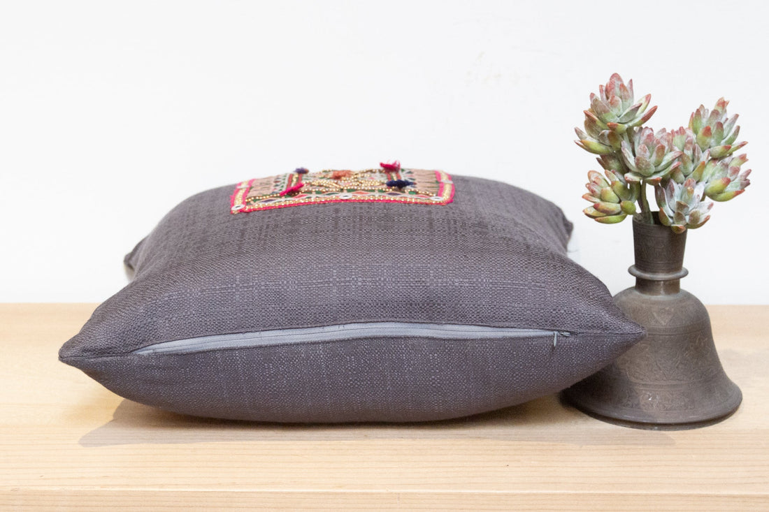 Soji Antique Tapestry Linen Pillow