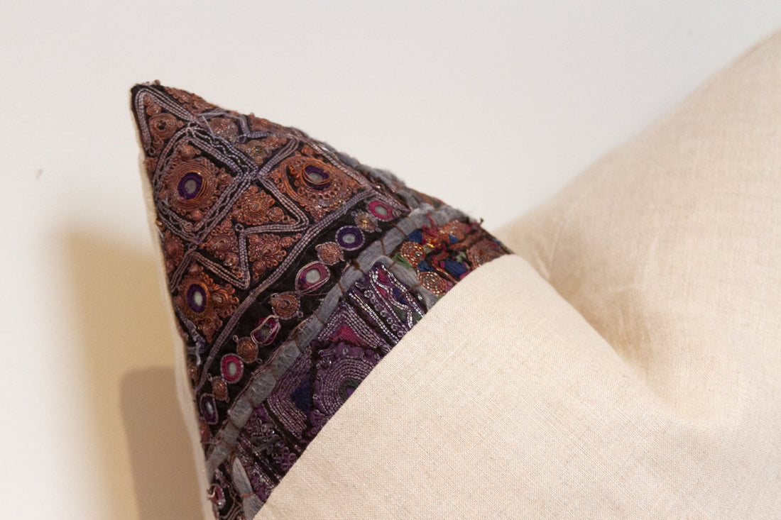 Arcej Antique Tapestry Linen Pillow