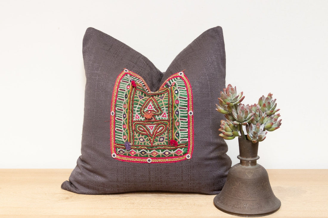 Suma Antique Tapestry Linen Pillow