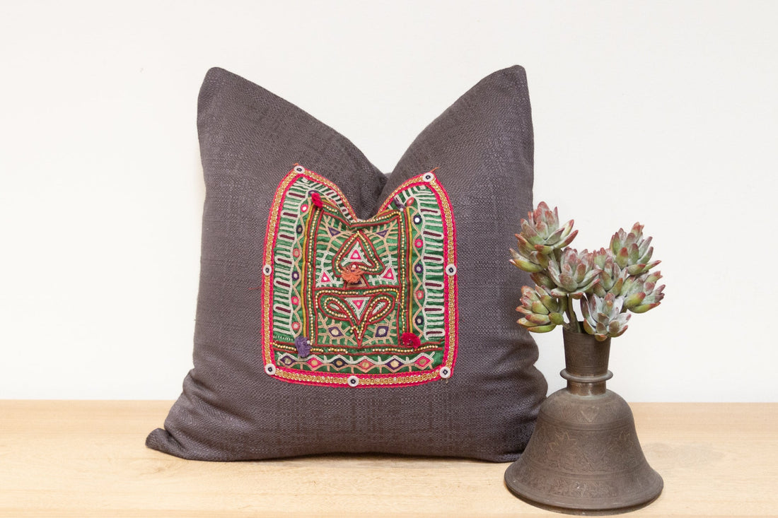 Suma Antique Tapestry Linen Pillow