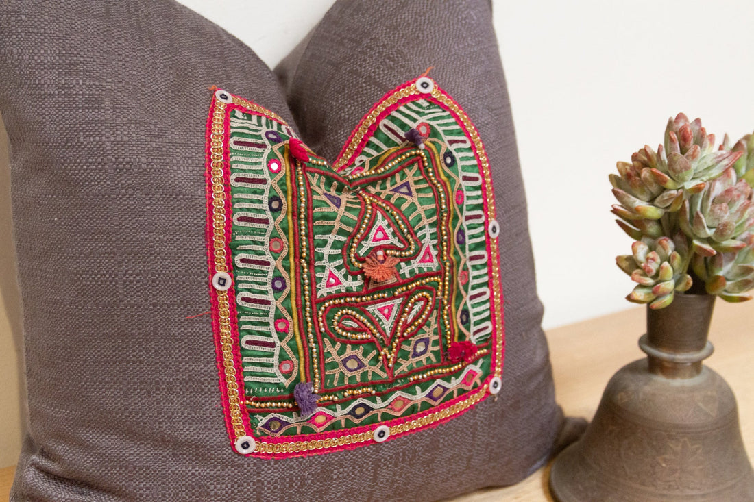 Suma Antique Tapestry Linen Pillow