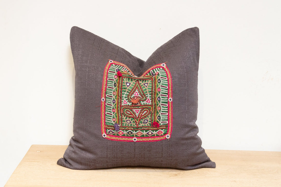 Suma Antique Tapestry Linen Pillow