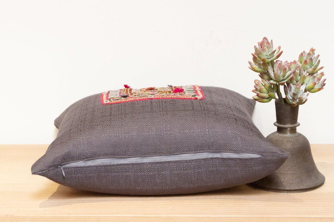 Suma Antique Tapestry Linen Pillow