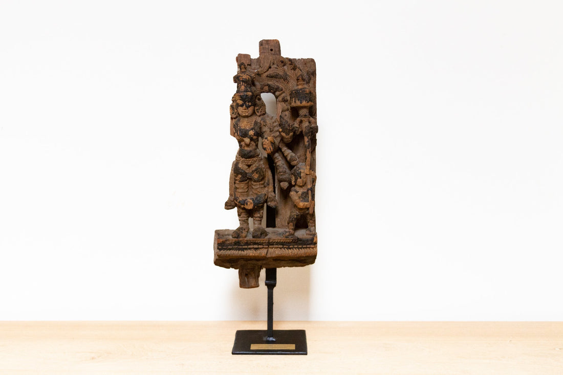 Ancient Indian Temple Parvati Carving