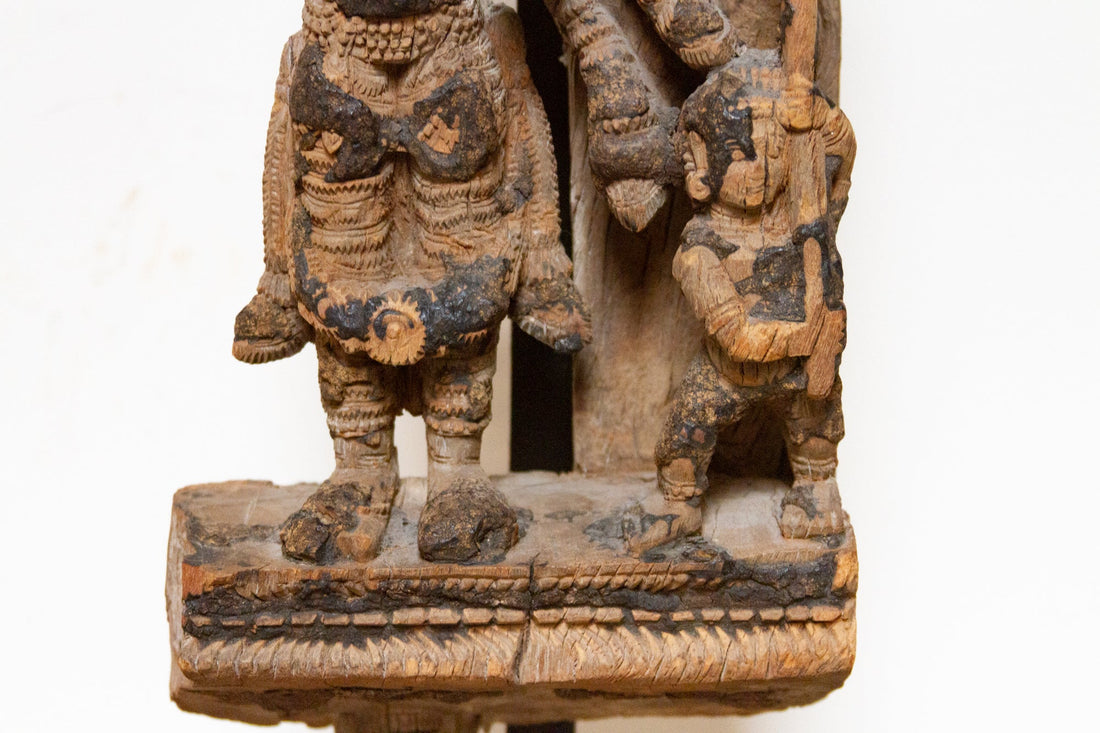 Ancient Indian Temple Parvati Carving
