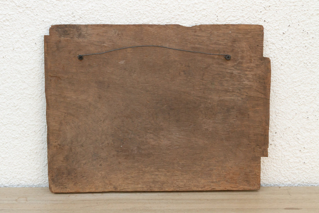 Oxidized Gray Elephant Teak Panel