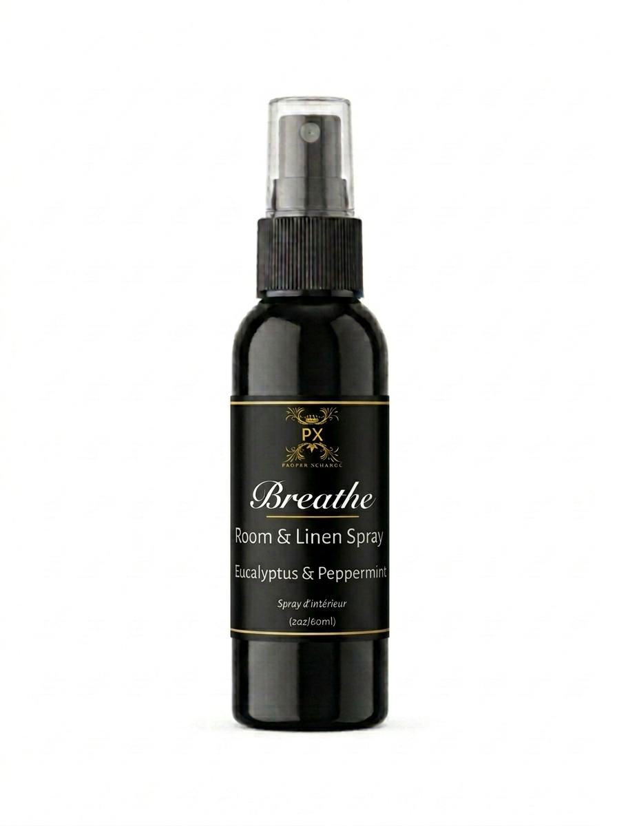 Breathe Eucalyptus Peppermint Room Spray | Natural Respiratory Support | Aromatherapy Sinus Relief | 2oz