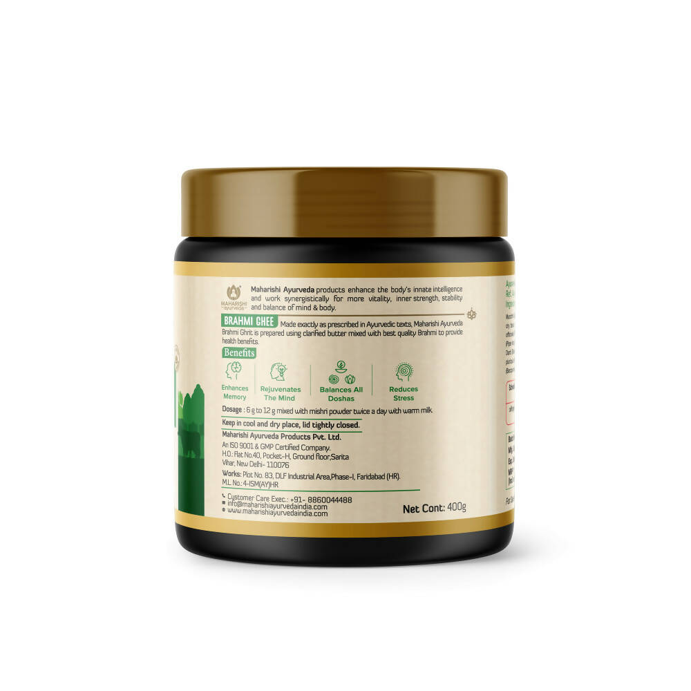 Maharishi Ayurveda Brahmi Ghee | Made From Grass Fed Cow&