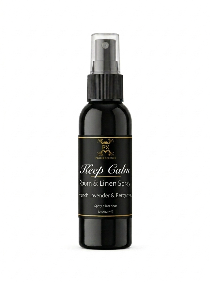 Keep Calm Lavender Bergamot Room Spray | Natural Anxiety Relief | Aromatherapy Linen Mist | 2oz