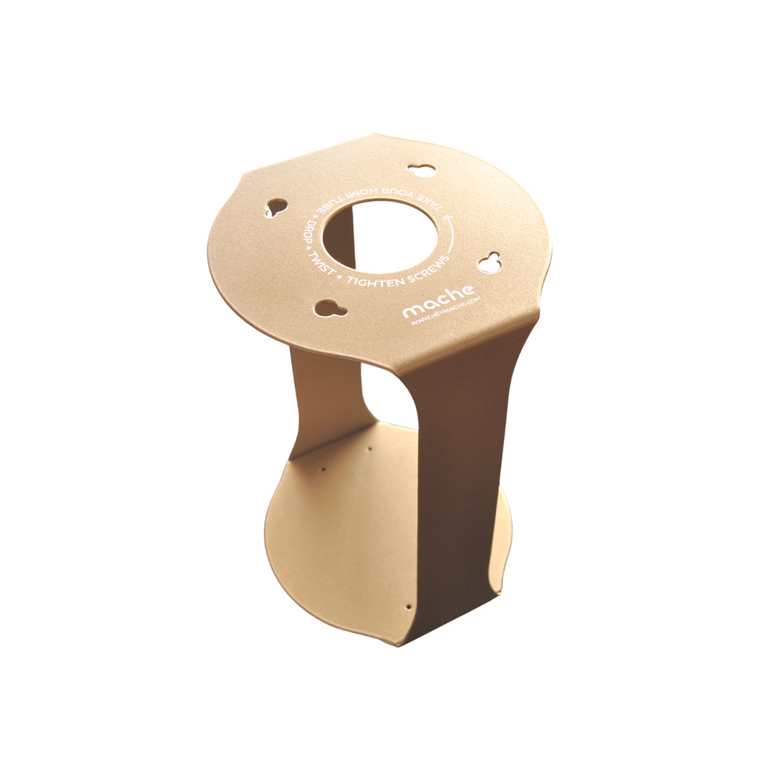 Yoga Mat Tube Floor Stand | Gold