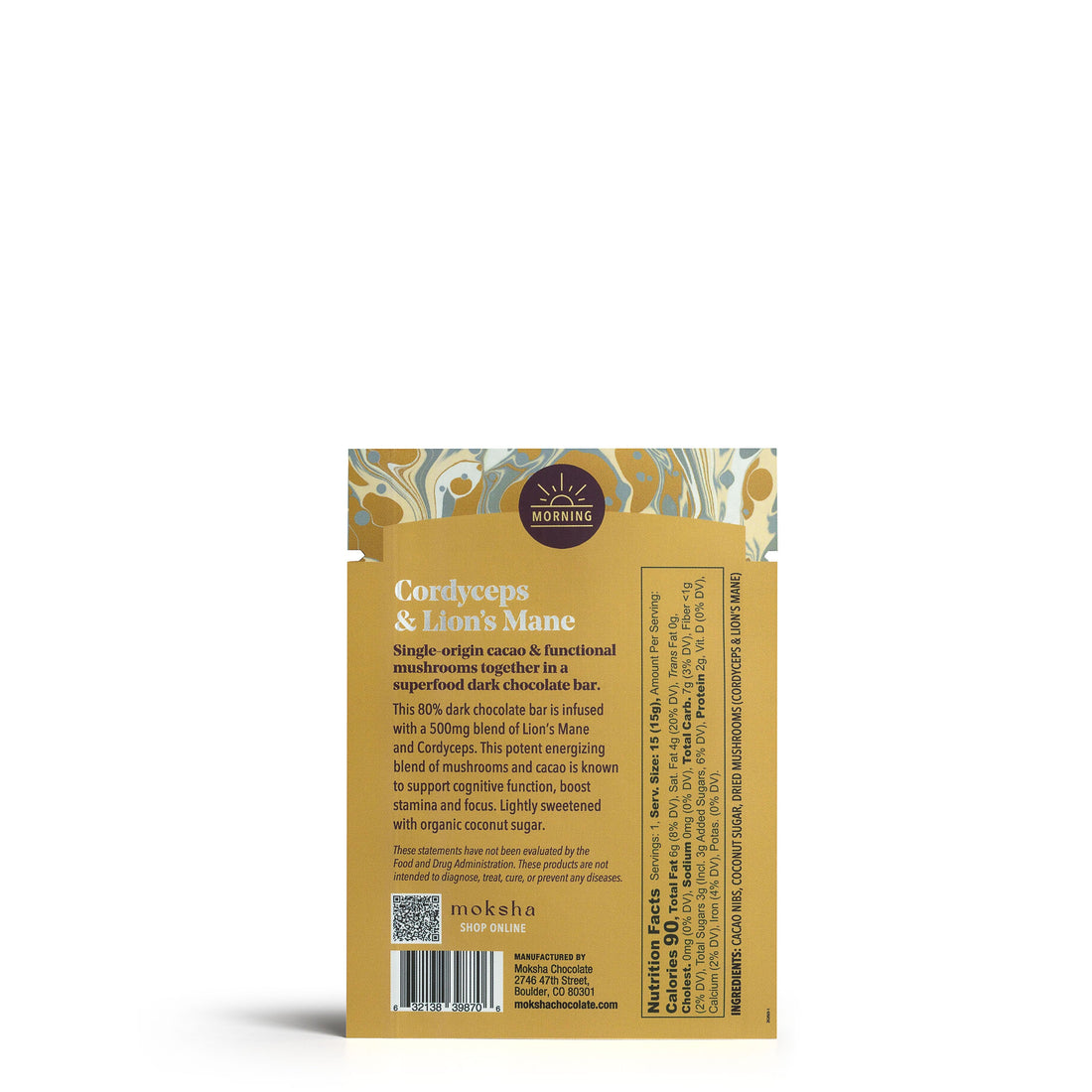 Morning Energy & Focus Mushroom Chocolates with Lion&