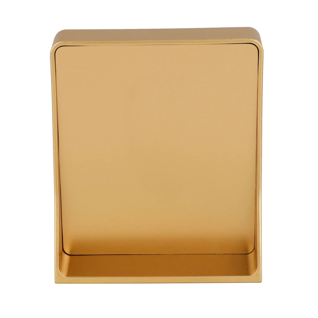 Lakshmi Ji 24K Gold Foil Painting with Matte Gold Tabletop Frame, 3x4 Inches