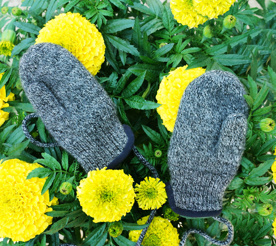 tittimitti® 100% Virgin Wool Baby Toddler Kids Thumbed Mittens OEKO-TEX Standard 100