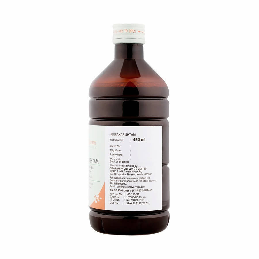 Sitaram Ayurveda Jeerakarishtam Syrup