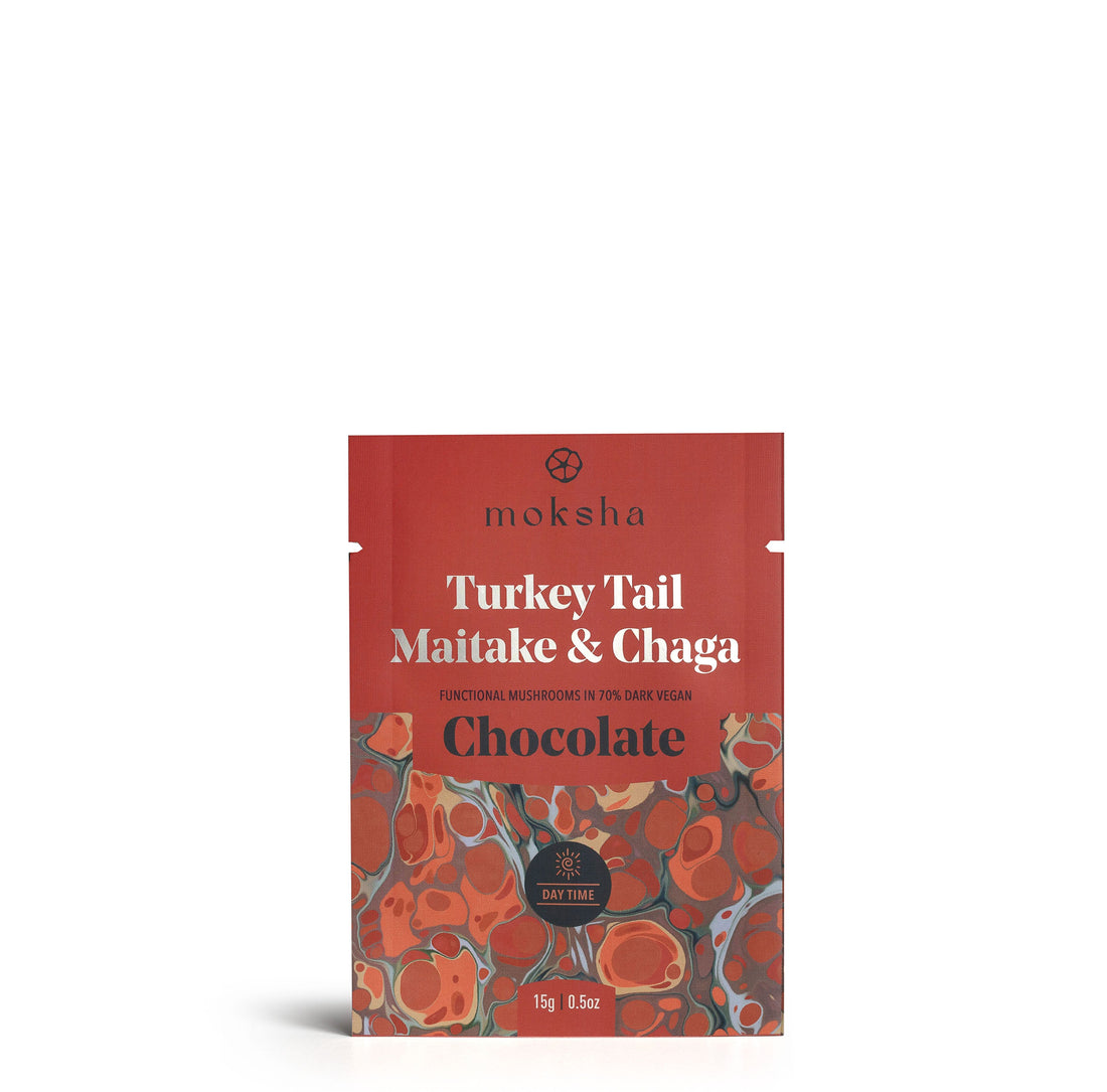 Daytime Immunity Mushroom Chocolates with Turkey Tail, Maitake, & Chaga