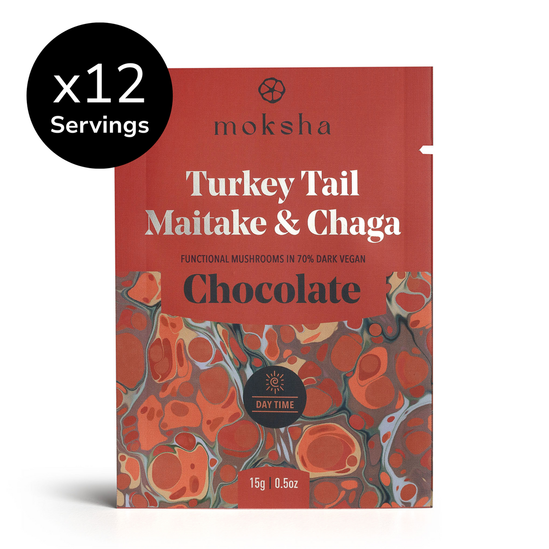 Daytime Immunity Mushroom Chocolates with Turkey Tail, Maitake, & Chaga