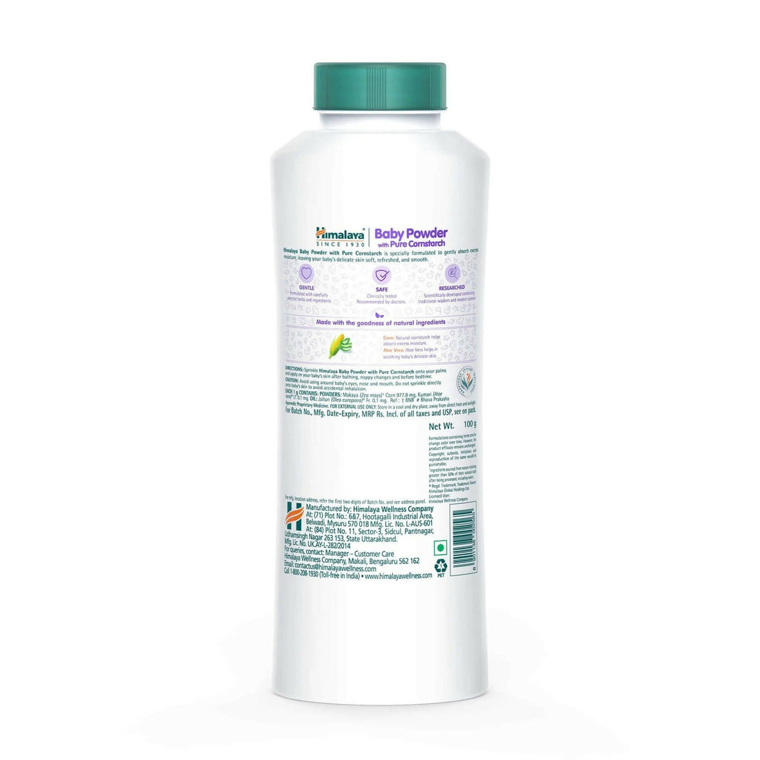 Himalaya Baby Powder with Pure Cornstarch